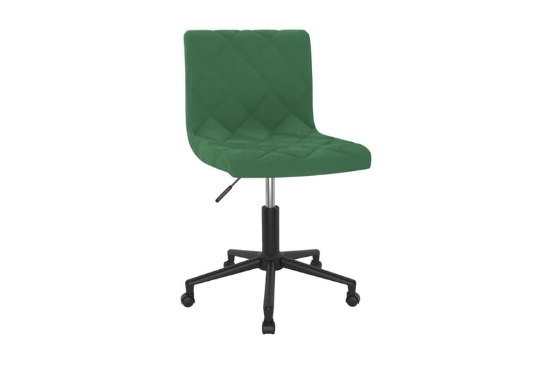 Snurrbar kontorsstol mörkgrön sammet - Grön - Möbler - Stolar & fåtöljer - Kontorsstol & skrivbordsstol