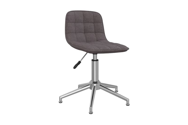 Snurrbar kontorsstol taupe tyg - Brun - Möbler - Stolar & fåtöljer - Kontorsstol & skrivbordsstol