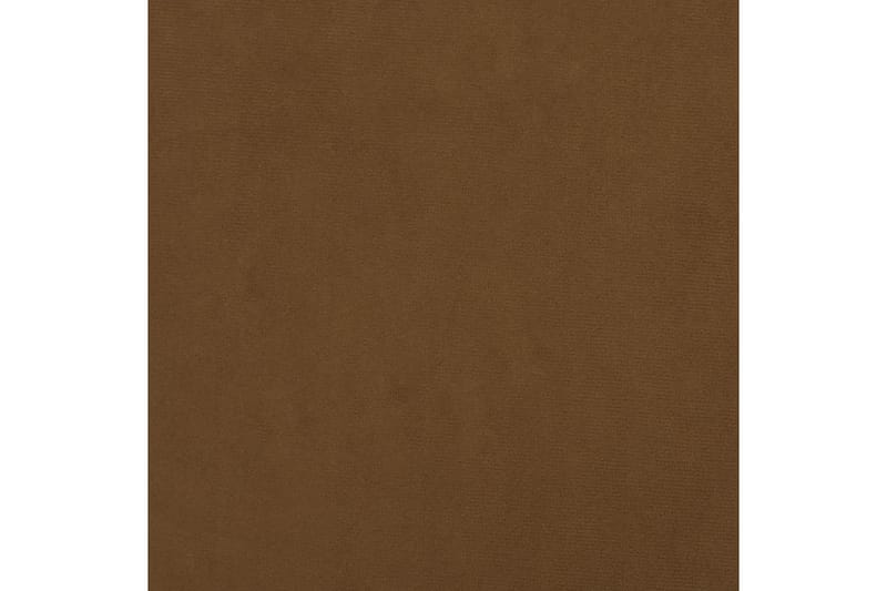 Matstolar 2 st brun sammet - Brun - Möbler - Stolar & fåtöljer - Matstol & köksstol