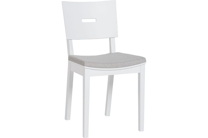 Simple Stol Vit/Grå - VOX - Möbler - Bord & matgrupper - Matbord & köksbord