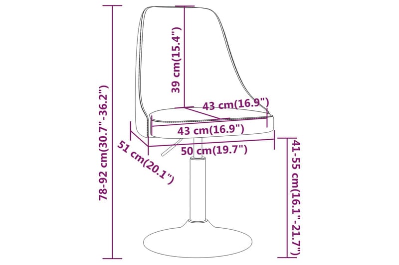 Snurrbar matstol gräddvit tyg - Kräm - Möbler - Stolar & fåtöljer - Matstol & köksstol