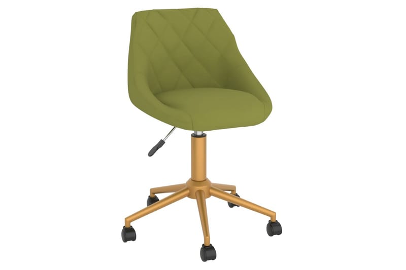 Snurrbara matstolar 4 st ljusgrön sammet - Grön - Möbler - Stolar & fåtöljer - Matstol & köksstol