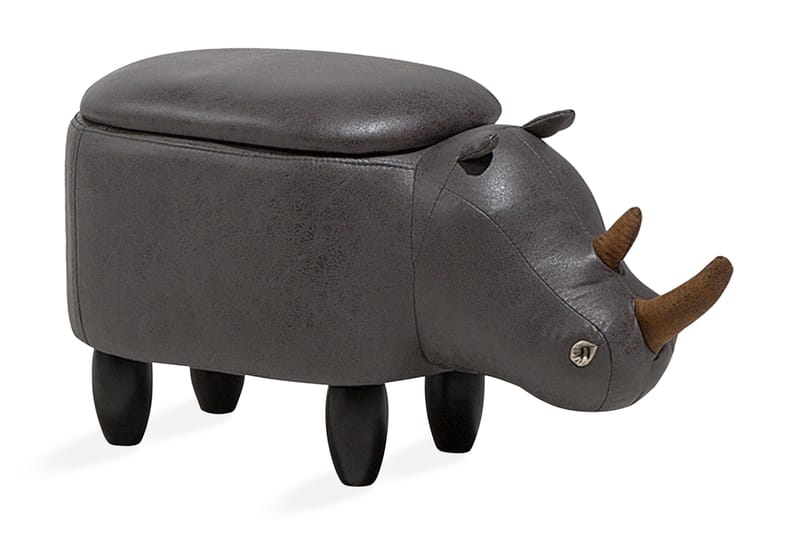 Rhino Sittpuff 60 cm - Grå - Möbler - Stolar & fåtöljer - Pall & puff - Sittpuff