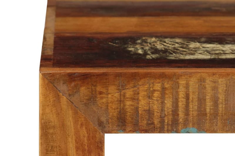 Pall 40x30x40 cm massivt återvunnet trä - Flerfärgad - Möbler - Stolar & fåtöljer - Pall & puff