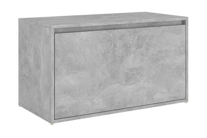 Hallbänk betonggrå 80x40x45 cm spånskiva - Grå - Möbler - Stolar & fåtöljer - Sittbänk