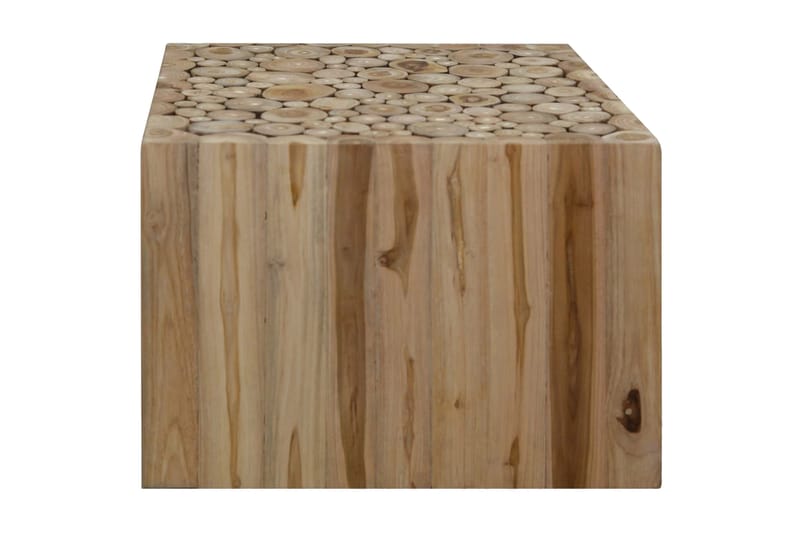 Soffbord i äkta teak 50x50x35 cm - Brun - Möbler - Bord & matgrupper - Soffbord
