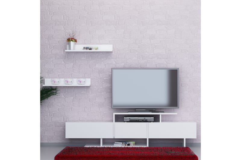 Enjorea Tv-bänk - Vit - Möbler - TV- & Mediamöbler - TV-möbelset