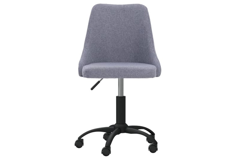 Snurrbar kontorsstol ljusgrå tyg - Grå - Möbler - Stolar & fåtöljer - Kontorsstol & skrivbordsstol