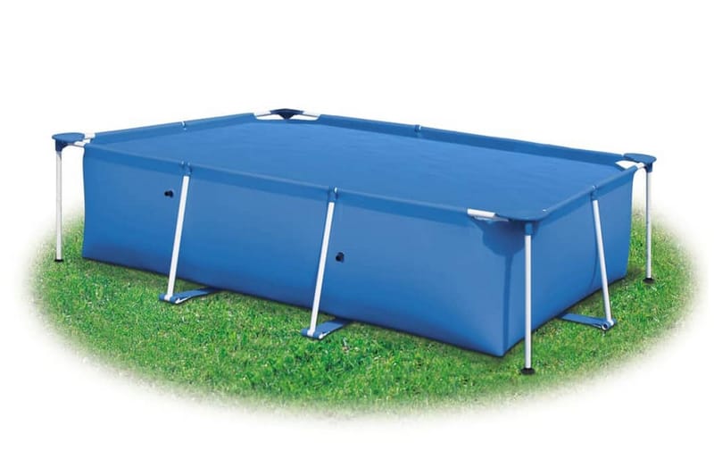 Poolskydd blå 975x488 cm PE - Blå - Pool & spa - Pooltillbehör - Övrig pooltillbehör