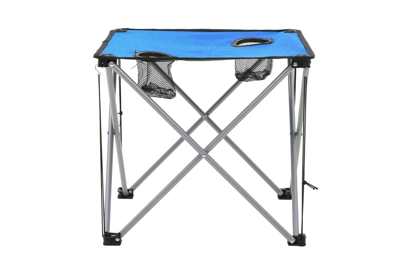 Campingbord och stolar 3 delar blå - Blå - Sport & fritid - Camping & vandring - Campingmöbler