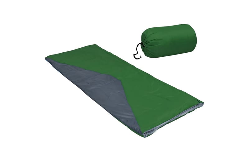 Lätt sovsäck rektangulär grön 1100 g 10°C - Grön - Sport & fritid - Camping & vandring - Friluftsutrustning - Sovsäck