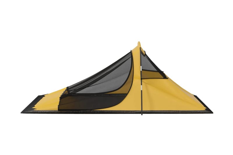 Campingtält 317x240x100 cm gul - Gul - Sport & fritid - Camping & vandring - Tält