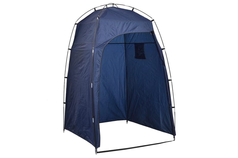 Portabel campingtoalett med tält 10+10 L - Blå - Sport & fritid - Camping & vandring - Tält