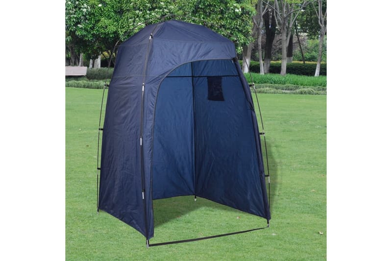 Portabelt campinghandfat med tält 20 L - Blå - Sport & fritid - Camping & vandring - Tält