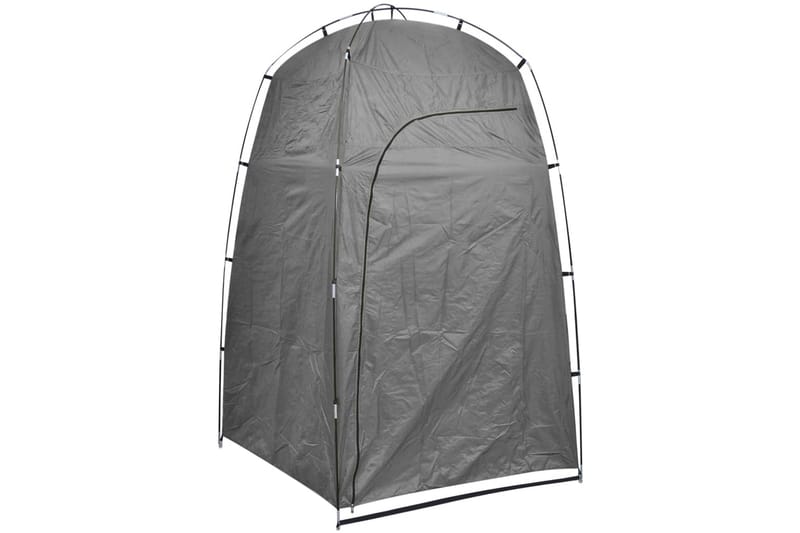 Portabelt campinghandfat med tält 20 L - Grå - Sport & fritid - Camping & vandring - Tält