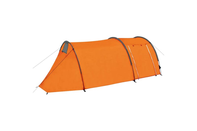 Tält för 4 personer grå och orange - Grå - Sport & fritid - Camping & vandring - Tält - Familjetält