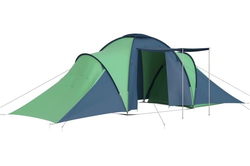 Tält för 6 personer blå och grön - Blå - Sport & fritid - Camping & vandring - Tält