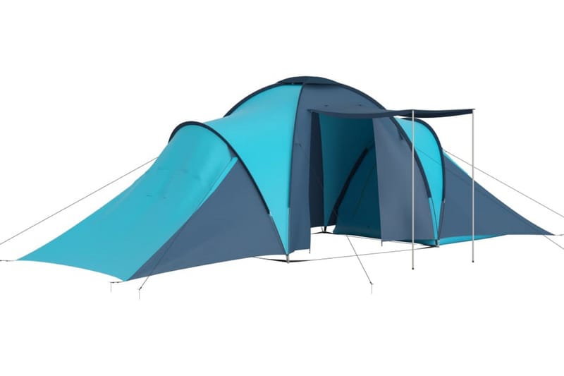 Tält för 6 personer blå och ljusblå - Blå - Sport & fritid - Camping & vandring - Tält
