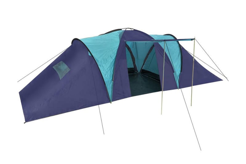 Tält för 9 personer mörkblå och blå - Blå - Sport & fritid - Camping & vandring - Tält