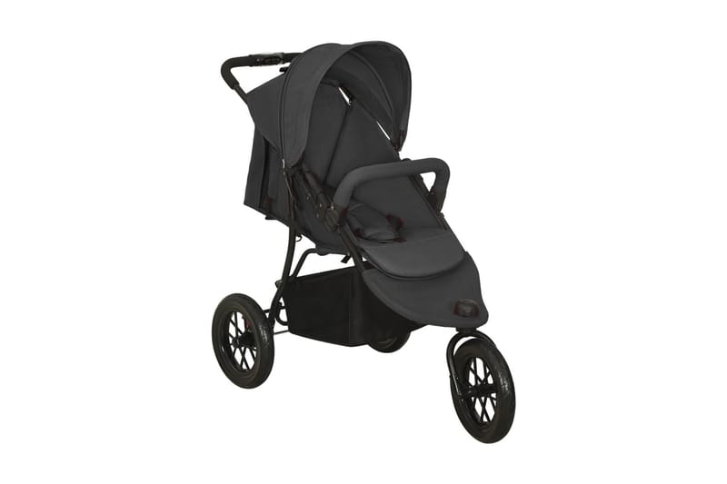 Barnvagn antracit stål - Antracit - Sport & fritid - För barn - Barnvagn - Syskonvagn