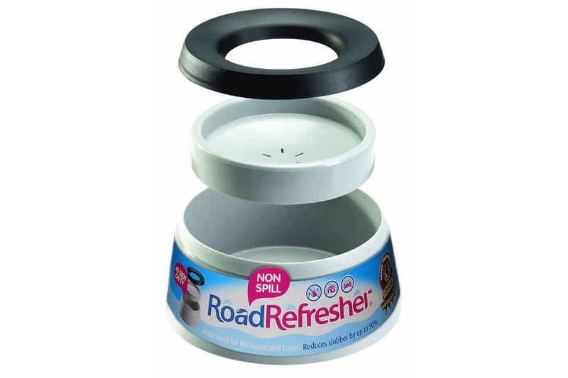 Road Refresher Spillfri vattenskål för husdjur stor grå LGRR - Sport & fritid - För djuren - För hund - Hundtillbehör & hundaccessoarer - Hundskål