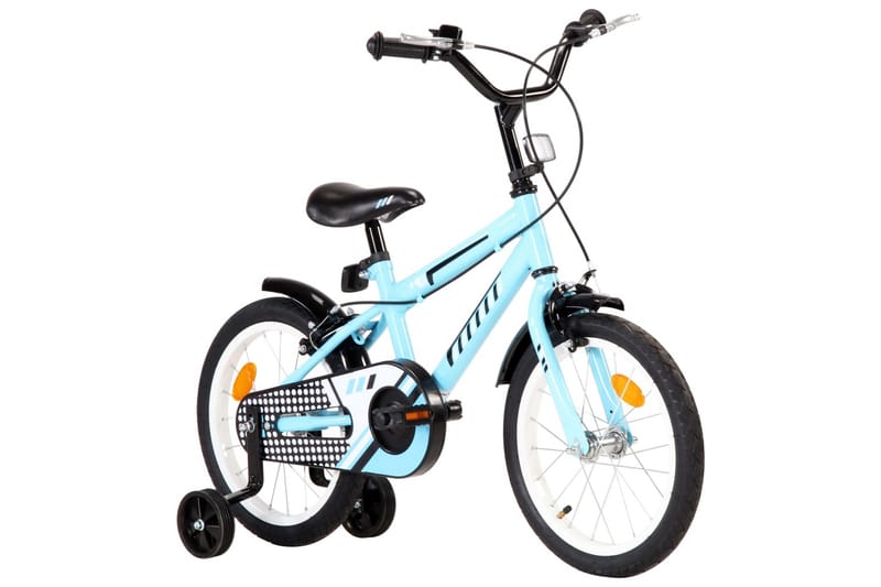 Barncykel 16 tum svart och blå - Blå - Sport & fritid - Friluftsliv - Cyklar - Barncykel & juniorcykel