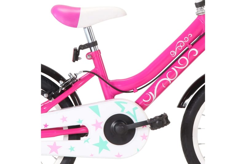Barncykel 16 tum svart och rosa - Rosa - Sport & fritid - Friluftsliv - Cyklar - Barncykel & juniorcykel