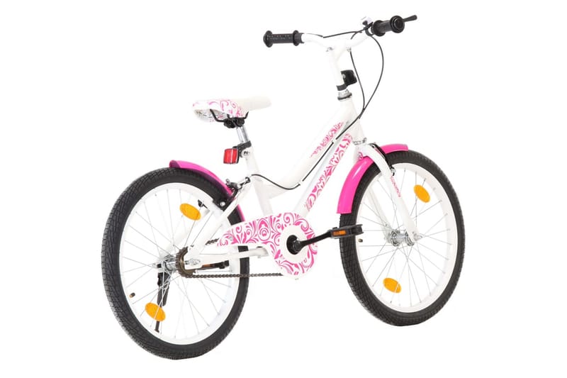 Barncykel 20 tum rosa och vit - Rosa - Sport & fritid - Friluftsliv - Cyklar - Barncykel & juniorcykel