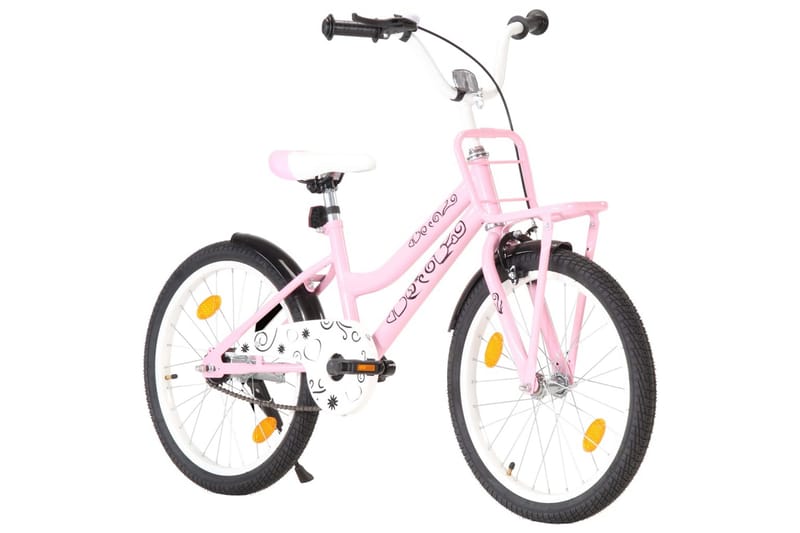 Barncykel med frampakethållare 20 tum rosa och svart - Rosa - Sport & fritid - Friluftsliv - Cyklar - Barncykel & juniorcykel
