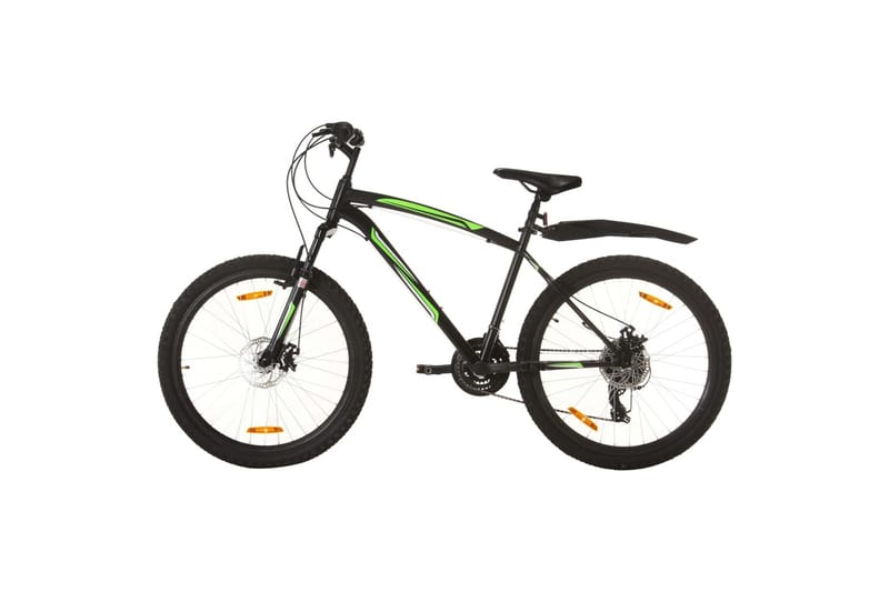 Mountainbike 21 växlar 26-tums däck 46 cm svart - Svart - Sport & fritid - Friluftsliv - Cyklar - Mountainbike