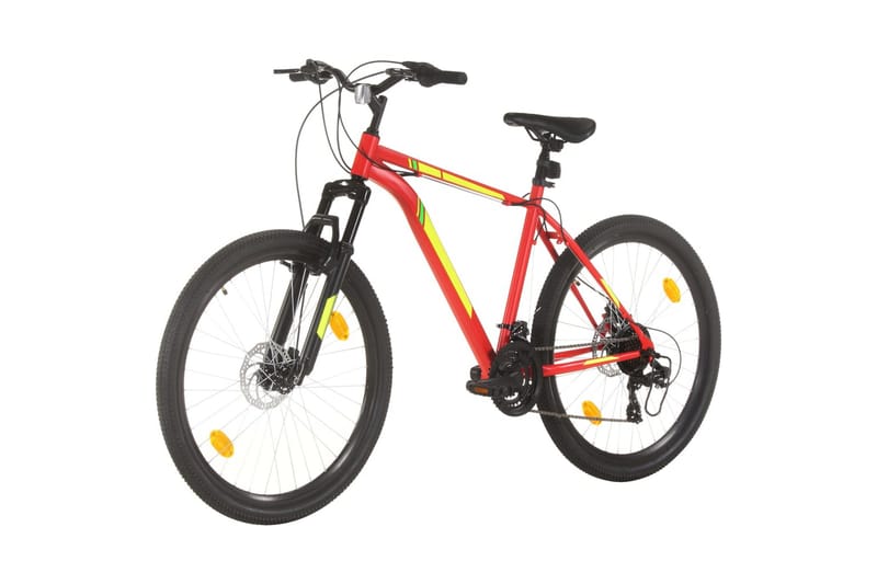 Mountainbike 21 växlar 27,5 tums däck 42 cm röd - Röd - Sport & fritid - Friluftsliv - Cyklar - Mountainbike