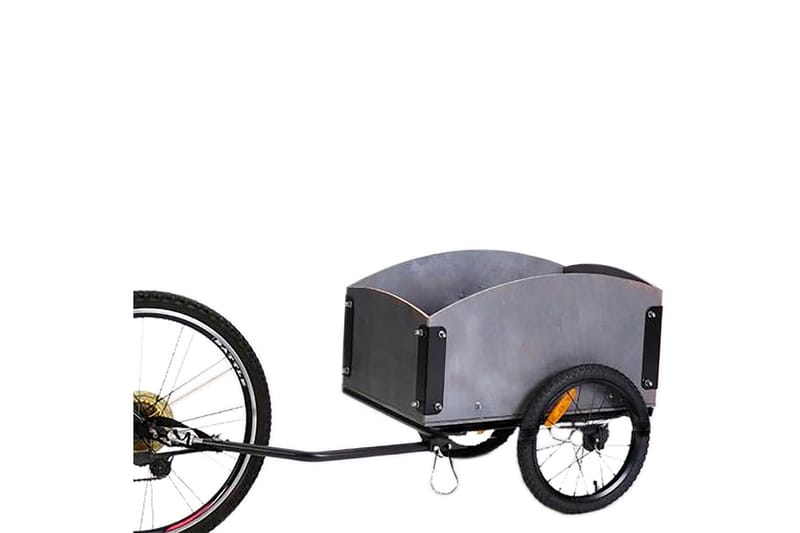 Trekker Släpvagn för Cykel - Grå - Trädgård & spabad - Trädgårdsskötsel - Trädgårdsredskap & trädgårdsverktyg - Kärra & släp - Cykelkärra