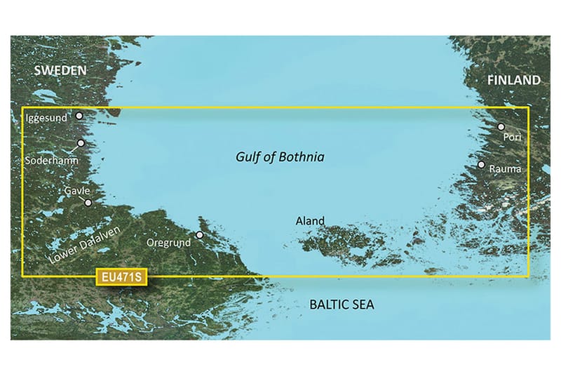 Gulf of Bothnia, South Garmin - BlueChart g3 Vision mSD/SD - Sport & fritid - Friluftsliv - Cyklar