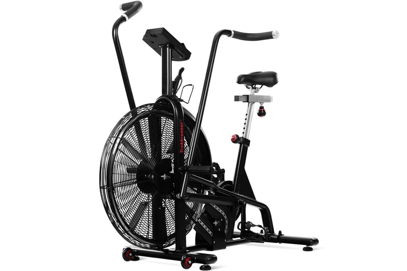 Airbike Motionscykel med luftmotstånd med 7 träningsprogram - Svart - Sport & fritid - Hemmagym - Träningsmaskiner - Motionscykel & spinningcykel