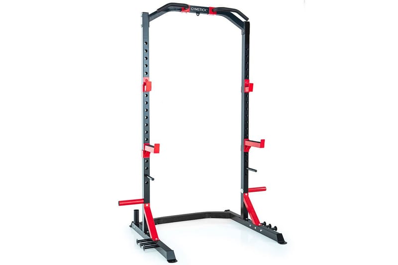 Half-Power Rack Gymstick - Svart|Röd - Sport & fritid - Hemmagym - Träningsredskap - Power cage
