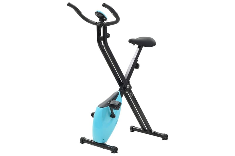 X-Bike motionscykel magnetiskt motstånd puls svart och blå - Flerfärgad - Sport & fritid - Hemmagym - Träningsmaskiner - Motionscykel & spinningcykel