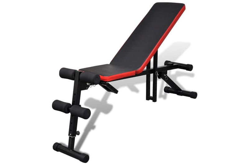 Justerbar Sit-up-bänk - Svart - Sport & fritid - Hemmagym - Träningsredskap - Crossfit utrustning