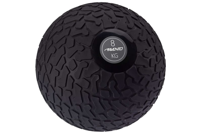 Avento Medicinboll slam texturerad 8 kg svart