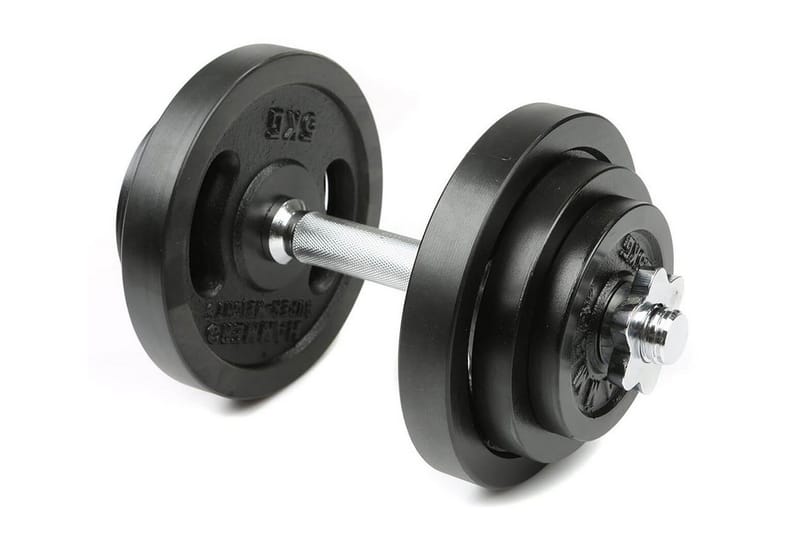 Hammer Dumbbell Set Black 20 kg - 20 kg - Sport & fritid - Lek & sport - Lekplats & lekplatsutrustning