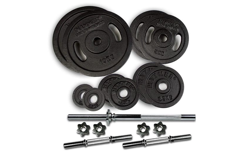 Hammer Weight Discs 53 kg set - 53 kg - Sport & fritid - Hemmagym - Vikter & skivstänger - Viktskivor