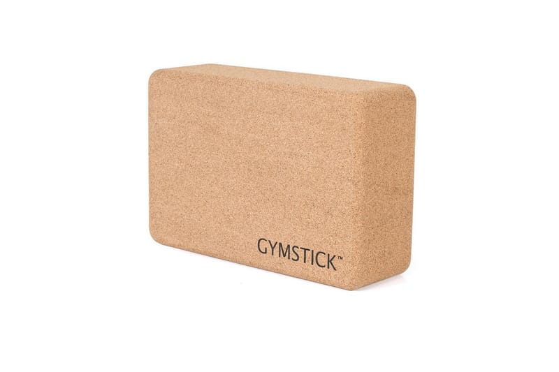 Yogablock Gymstick Active Cork - Trä/natur - Sport & fritid - Hemmagym - Yoga - Yogablock