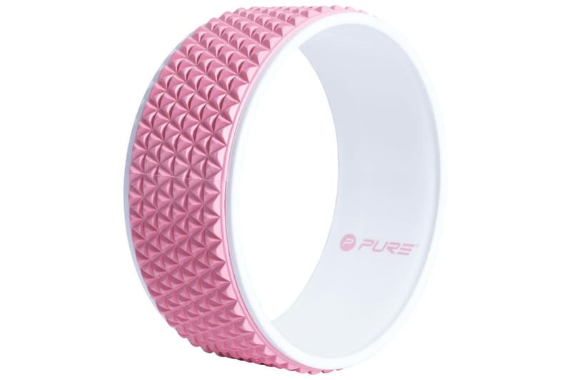 Pure2Improve Yogahjul 34 cm rosa och vit