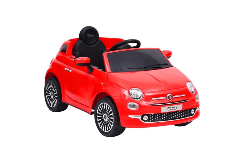 Elbil för barn Fiat 500 röd - Röd - Sport & fritid - Lek & sport - Lekplats & lekplatsutrustning
