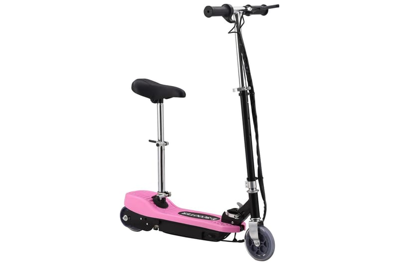 Elektrisk sparkcykel med sadel 120 W rosa - Rosa - Sport & fritid - Lek & sport - Lekfordon & hobbyfordon - El scooter & el sparkcykel