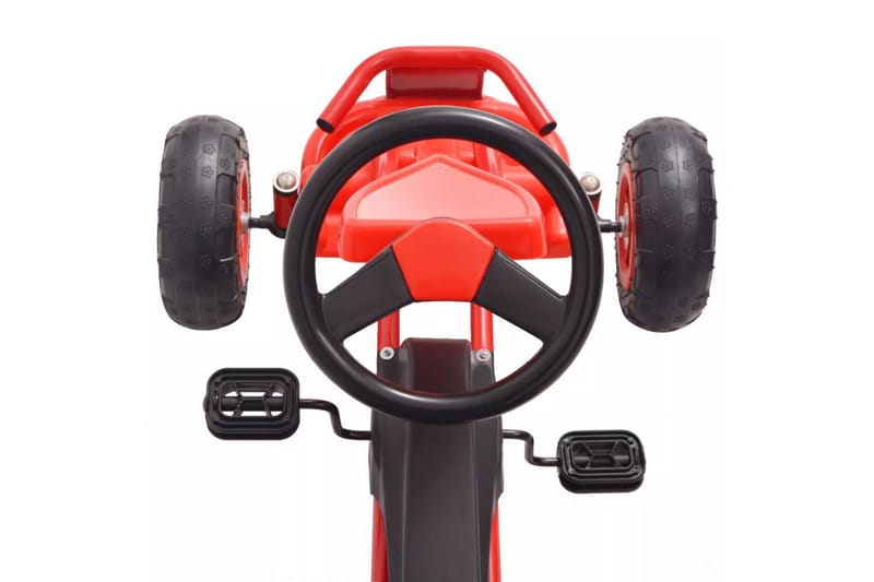 Pedaldriven gokart med luftdäck röd - Röd - Sport & fritid - Lek & sport - Lekplats & lekplatsutrustning