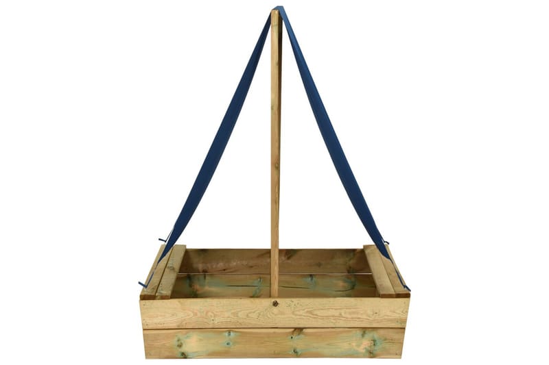Sandlåda med tak 80x60x97,5 cm impregnerad furu