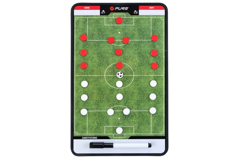 Pure2Improve Dubbelsidig taktikplatta för fotboll 35x22 cm - Grön - Sport & fritid - Lek & sport - Sportredskap & sportutrusning - Fotbollsutrustning
