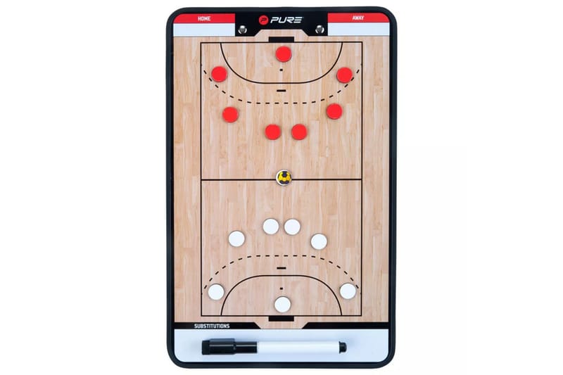 Pure2Improve Dubbelsidig taktikplatta för handboll 35x22 cm - Beige - Sport & fritid - Lek & sport - Sportredskap & sportutrusning - Tillbehör sportutrustning