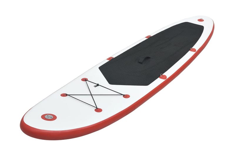 SUP-bräda uppblåsbar röd och vit - Röd - Sport & fritid - Lek & sport - Vattensport & vattenlek - SUP & paddleboard