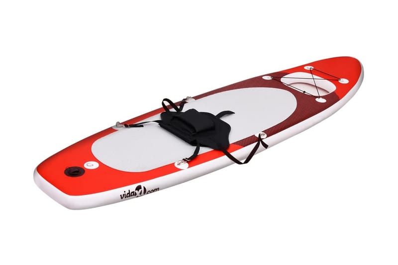 Upplåsbar SUP-bräda set röd 330x76x10 cm - Röd - Sport & fritid - Lek & sport - Vattensport & vattenlek - SUP & paddleboard